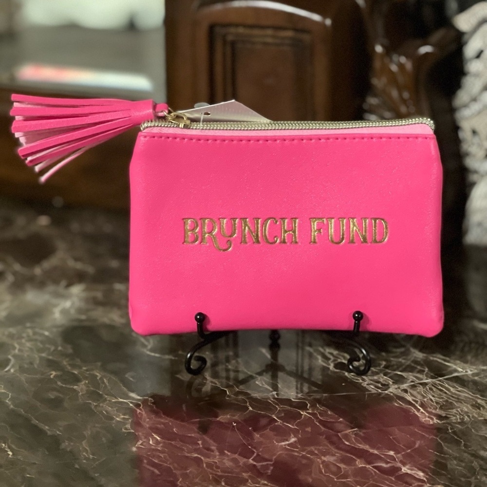 TARGET BULLSEYE -  “Brunch Fund” Coin/Change Purse/Pouch
